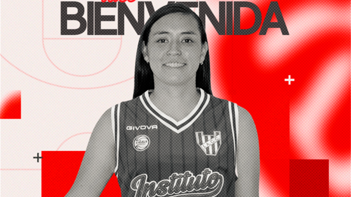 Yarelli Padilla firmó con el Instituto Básquet de Argentina. IMAGEN: IACC.